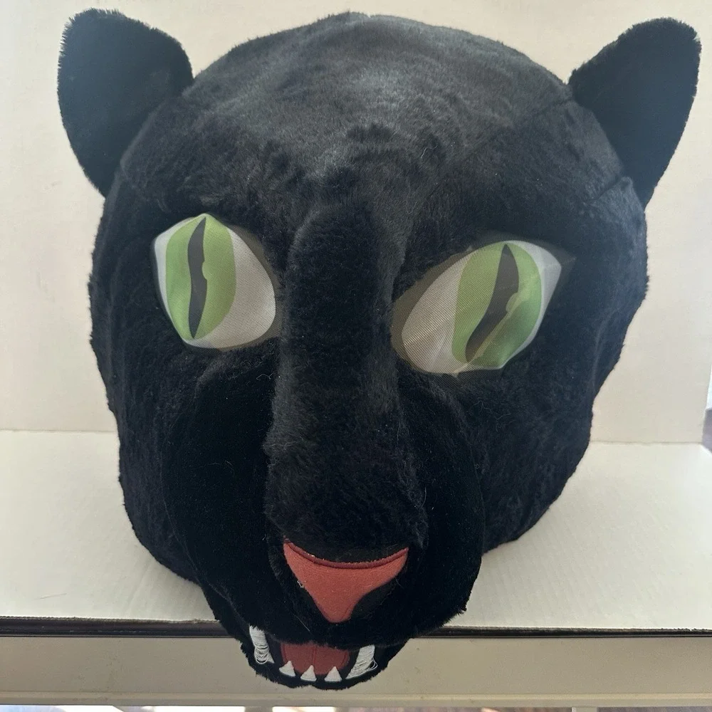 Dan Dee Collector's choice Large Mascot Greeter Heads BLACK PANTHER Head/Mask